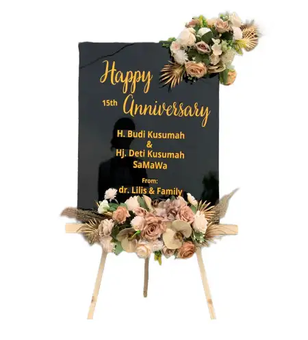 Papan Bunga Akrilik Mujur