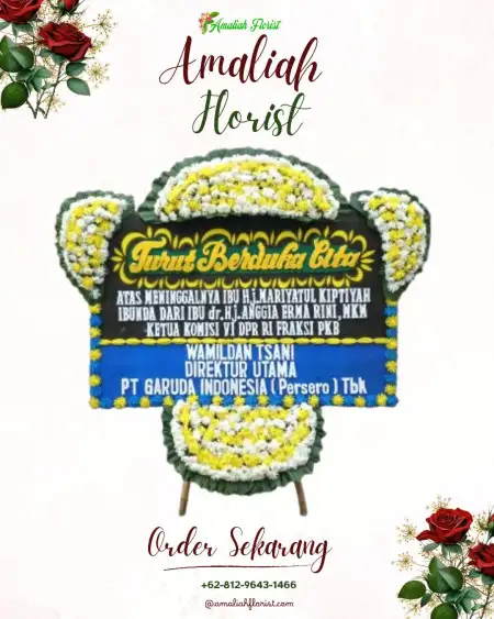 Papan Bunga Duka Mujur